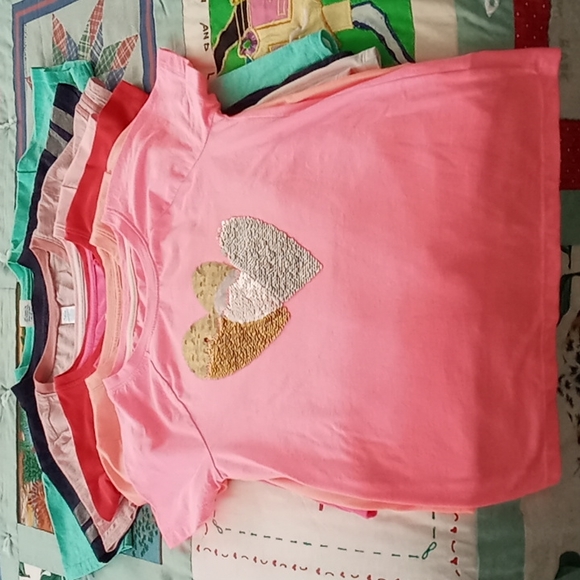 Bundle of 7, CUTE, Girl's T-Shirts, Sz. 7/8 (M)❤️ - Picture 12 of 14